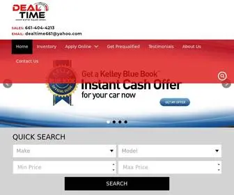 Dealtime661.com(Deal Time Auto Sales LLC) Screenshot