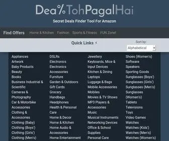 Dealtohpagalhai.com(Deals Finder Tool for Amazon) Screenshot