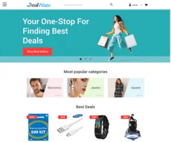 Dealwaze.com(Online Store With Free Shipping) Screenshot