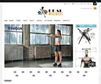 Dealwellness.com(Sports Equipment and Accessories Singapore) Screenshot