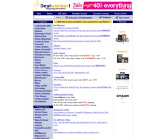Dealworker.com(2014 Coupon Codes) Screenshot