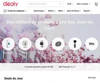Dealy.com(Achat de produits au meilleur rapport qualit) Screenshot