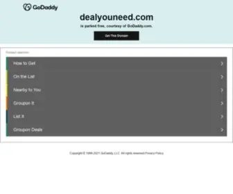 Dealyouneed.com(Dealyouneed) Screenshot