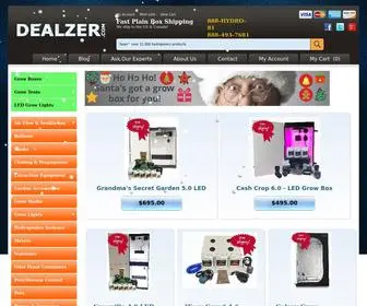 Dealzer.com(Grow Box & Hydroponics Superstore) Screenshot