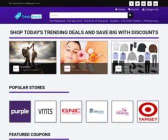 Dealzhack.com(Coupons Web) Screenshot