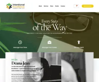 Deanajean.com(Intentional Excellence Consulting) Screenshot