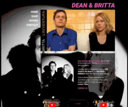 Deanandbritta.com(Britta Phillips) Screenshot