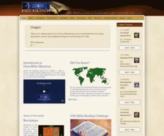 Deanbible.org(Dean Bible Ministries) Screenshot