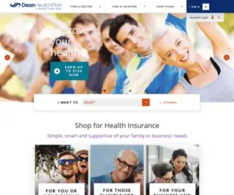 Deancare.com(Find a Health Insurance Plan in Wisconsin) Screenshot