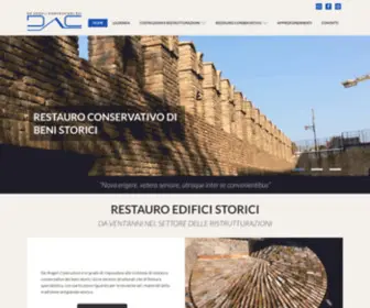 Deangelicostruzioni.com(Restauro Edifici Storici ed Edilizia) Screenshot