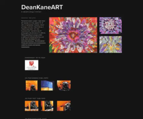 Deankaneart.com(Dr. Dean Kane) Screenshot