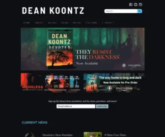 Deankoontz.com(International Bestselling Master of Suspense) Screenshot