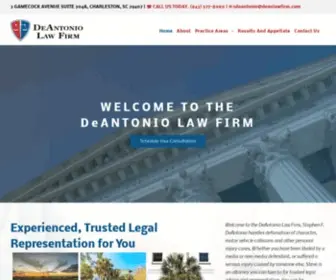 Deanlawfirm.com(Defamation Lawyer) Screenshot