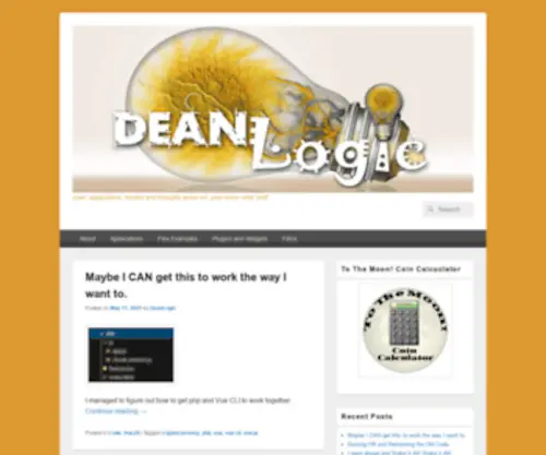 Deanlogic.com(Code, applications, movies and thoughts about IoT, plus some other stuff) Screenshot