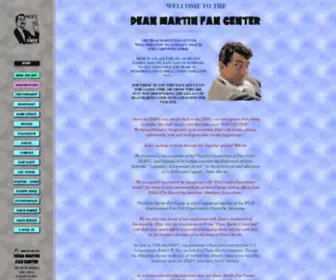 Deanmartinfancenter.com(Dean Martin Fan Center Website) Screenshot
