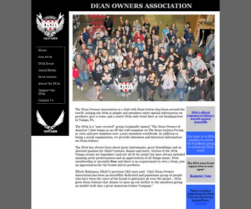 Deanowners.org(Dean Owners Association) Screenshot