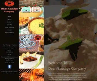 Deansausage.com(Dean’s Sausage Company) Screenshot