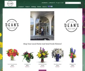 Deansdesignsflowers.com(Wichita Florist) Screenshot