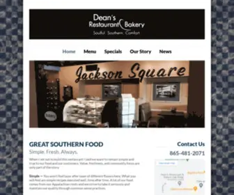 Deansrestaurantandbakery.com(Dean's Restaurant & Bakery in) Screenshot