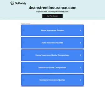 Deanstreetinsurance.com(Florida Homeowners Insurance) Screenshot