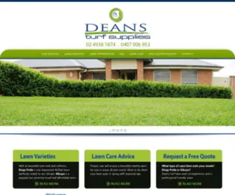 Deansturf.com.au(Deans Turf Supplies) Screenshot