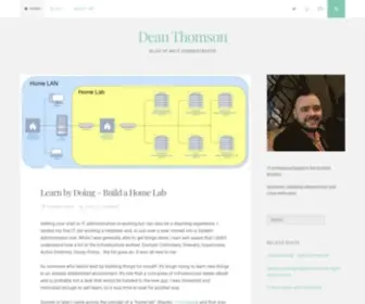 Deanthomson.com(Dean Thomson) Screenshot