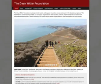 Deanwitterfoundation.org(The Dean Witter Foundation) Screenshot