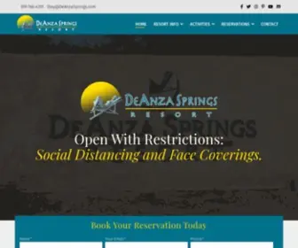 Deanzasprings.com(Deanzasprings) Screenshot