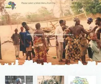 Dear-Africa.org(Development Education and Advocacy Resource for Africa Initiative) Screenshot