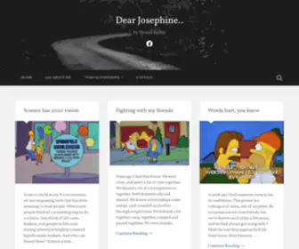 Dear-Josephine.com(By Daniel Bailey) Screenshot