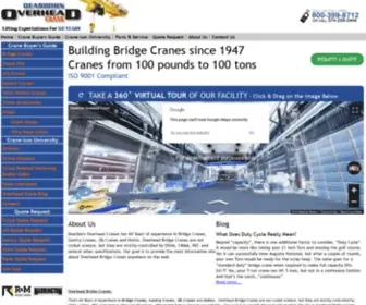 Dearborncrane.com(Overhead Cranes) Screenshot