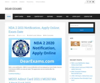 Dearexams.com(Dearexams) Screenshot