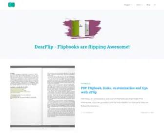 Dearflip.com(Flipbook solutions for your Website) Screenshot