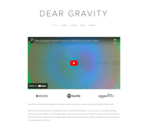 Deargravity.net(Dear Gravity) Screenshot