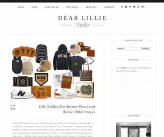 Dearlilliestudio.com(Dear Lillie Studio) Screenshot