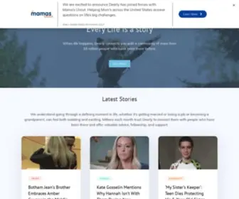 Dearly.com(Homepage) Screenshot