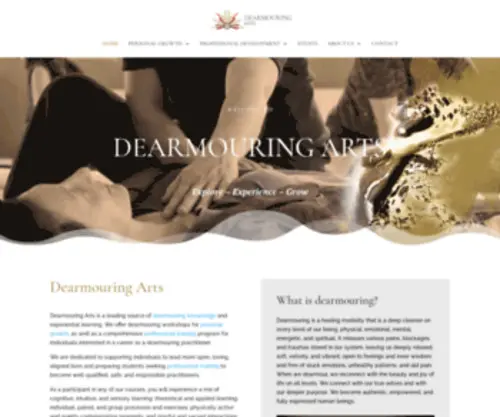 Dearmouringarts.com(DEARMOURING ARTS Explore) Screenshot