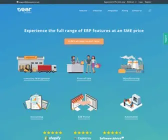 Dearportal.com(ERP System Software) Screenshot