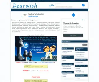 Dearwish.com(Orkut Scraps) Screenshot