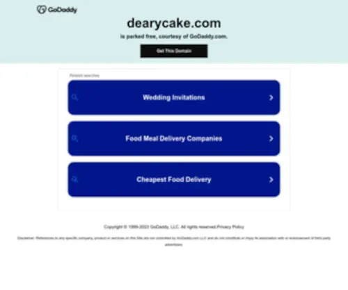 Dearycake.com(Dearycake) Screenshot