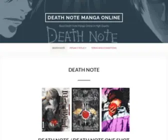 Death-Note-Manga-Online.com(Death Note Manga Online) Screenshot