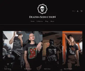 Deathandseduction.com(Death & seduction) Screenshot