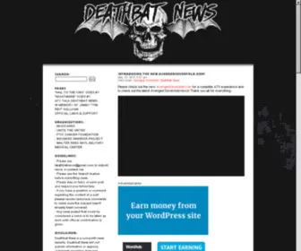 Deathbatnews.com(Avenged sevenfold) Screenshot