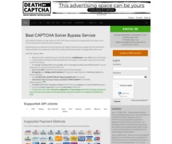 Deathbycaptcha.eu(Death by captcha (dbc)) Screenshot