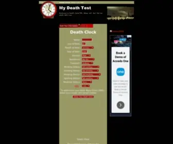 Deathclock.cc(Death Clock) Screenshot
