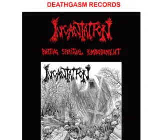 Deathgasm.com(Deathgasm — Home) Screenshot