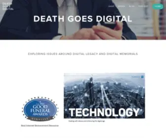 Deathgoesdigital.com(Death Goes Digital) Screenshot