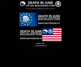 Deathinjune.info(DEATH IN JUNE.INFO) Screenshot
