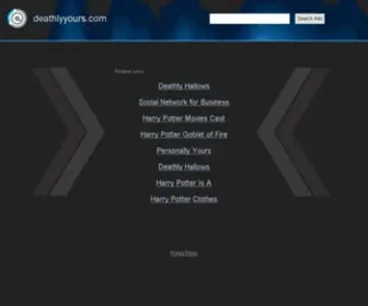 Deathlyyours.com(Shop for over 300) Screenshot
