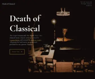 Deathofclassical.com(Death of Classical) Screenshot